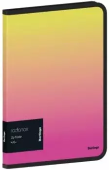 Папка Radiance, желто-розовая, А5+