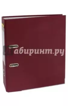 Папка-регистратор (A4, 75 мм, бордовый) (355021-27)