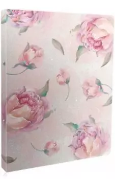 Папка-регистратор Розовые цветы, А4