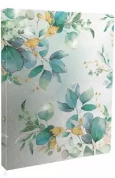 Папка-регистратор Зеленые листья, А4