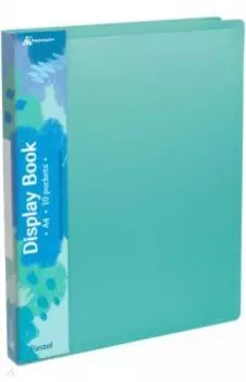 Папка с 10 вкладышами Pastel, A4, мятная