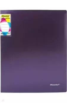 Папка с 20 вкладышами, А4, сиреневая