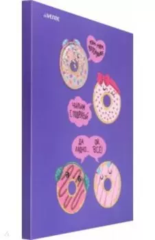 Папка с 20 вкладышами Donuts, A4