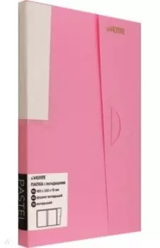 Папка с 20 вкладышами Pastel, розовая, А5