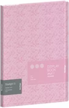 Папка с 20 вкладышами "Starlight S" розовая (DB4_20901)
