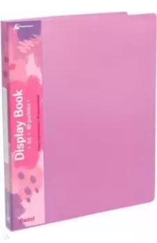 Папка с 40 вкладышами Pastel, A4, розовая