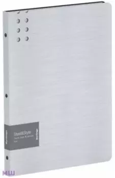 Папка с 40 вкладышами "Steel&Style", А4, белая (PPf_96004)