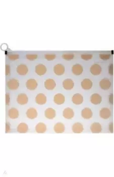 Папка с пластиковой застежкой Горошек, А4