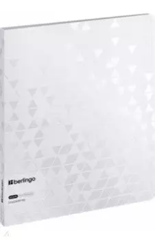 Папка с пружинным скоросшивателем DoubleWhite, белая