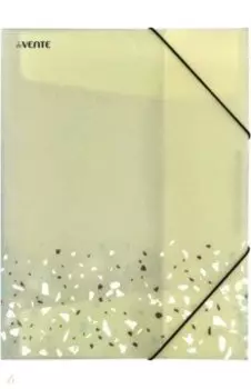 Папка с резинкой Crystal Dream, салатовая, А4