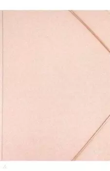 Папка с резинкой Glitter Shine, розовая, А4