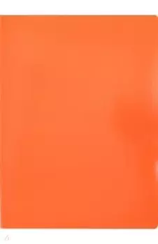 Папка с зажимом А4 "Neon" + карман, оранжевая (DNE07СOR)