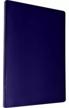 Папка с зажимом "DeLuxe" (А4, черничный) (DL07CBBERRY)