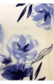 Папка с зажимом Нежные цветы, А4