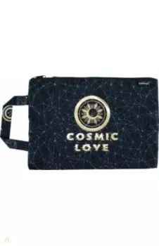 Папка текстильная на молнии Magic Sky, вертикальная, с ручкой, A4