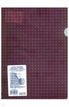 Папка-уголок А4 "Security" розовый (FU-SS750P)