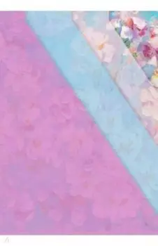 Папка-уголок для документов пластиковая Цветы, А4