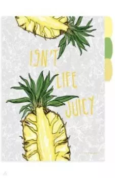 Папка-уголок Фрукты, А4, 3 отделения