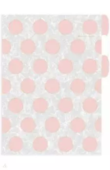 Папка-уголок Горошек, А4, 3 отделения