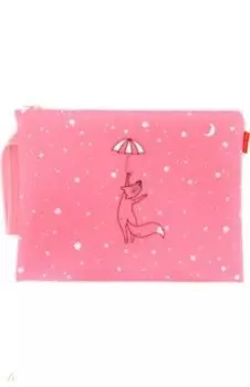 Папка Веселый Лис, на молнии, силиконовая, А5+
