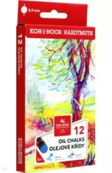 Пастель масляная, 12 цветов