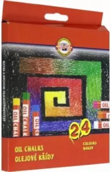 Пастель масляная, 24 цвета