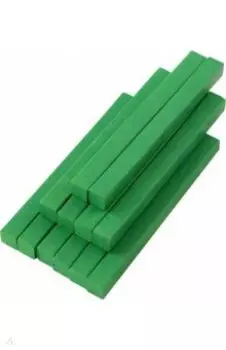 Пастель масляная твердая 8100/125, зеленый светлый, 12 штук