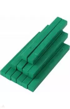 Пастель масляная твердая 8100/135, хром зеленый светлый, 12 штук