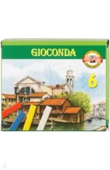 Пастель масляная твердая Gioconda 8111, 6 цветов