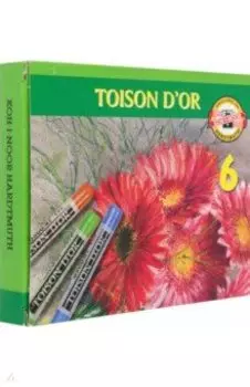 Пастель сухая, 6 цветов