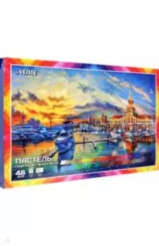 Пастель сухая мягкая, 48 цветов