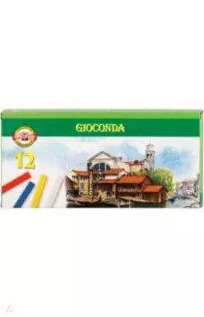 Пастель твердая Gioconda 8112, 12 цветов