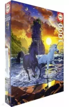 Пазл-1000. Единороги на пляже