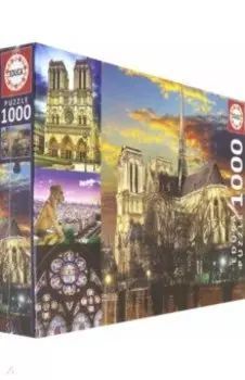 Пазл 1000. Нотр-Дам, коллаж