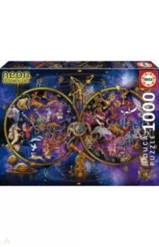 Пазл-1000 Созвездия, неон