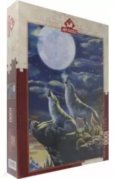 Пазл-1000 Волки полнолуния