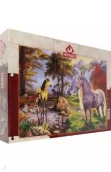 Пазл-1000 Затаившиеся лошади