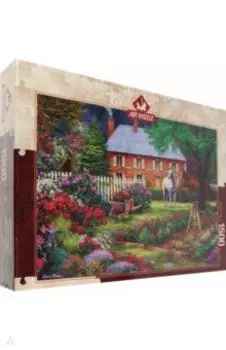 Пазл-1500 Лошади в саду