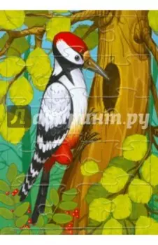 Пазл-15 "Дятел"