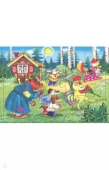 Пазл-15 "Заюшкина избушка" (П-1524)