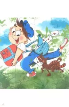 Пазл-16 деревянный. Почтальон