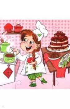 Пазл-16 деревянный. Повар