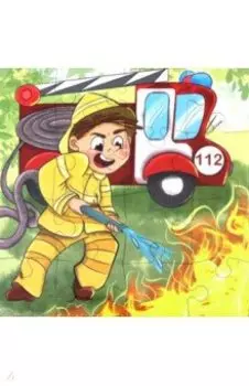 Пазл-16 деревянный. Пожарный