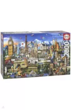 Пазл-2000 Достопримечательности Европы