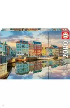 Пазл-2000 Закат в Гавани. Копенгаген