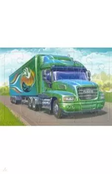 Пазл 24 элемента. Грузовой автомобиль ИВЕКО