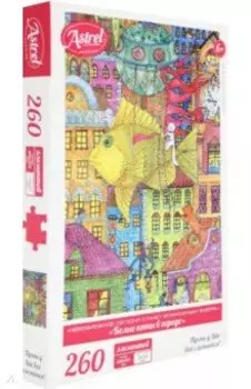 Пазл-260 "Белые коты в городе" (05613)