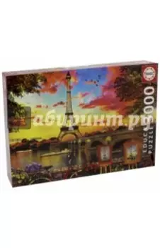 Пазл-3000 "Закат в Париже"