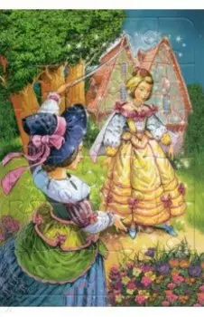 Пазл 30 элементов "Золушка и фея"
