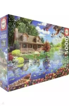 Пазл-5000. Дом на озере